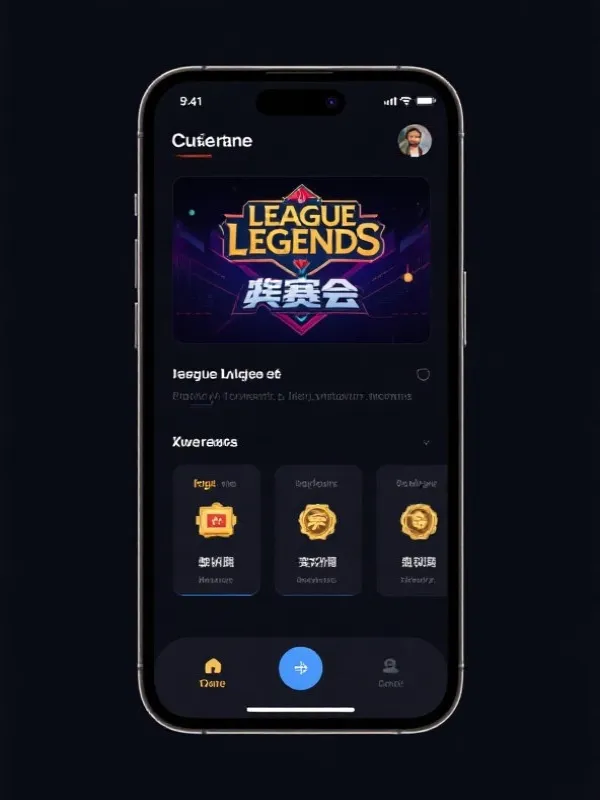 英雄联盟官方活动APP界面展示