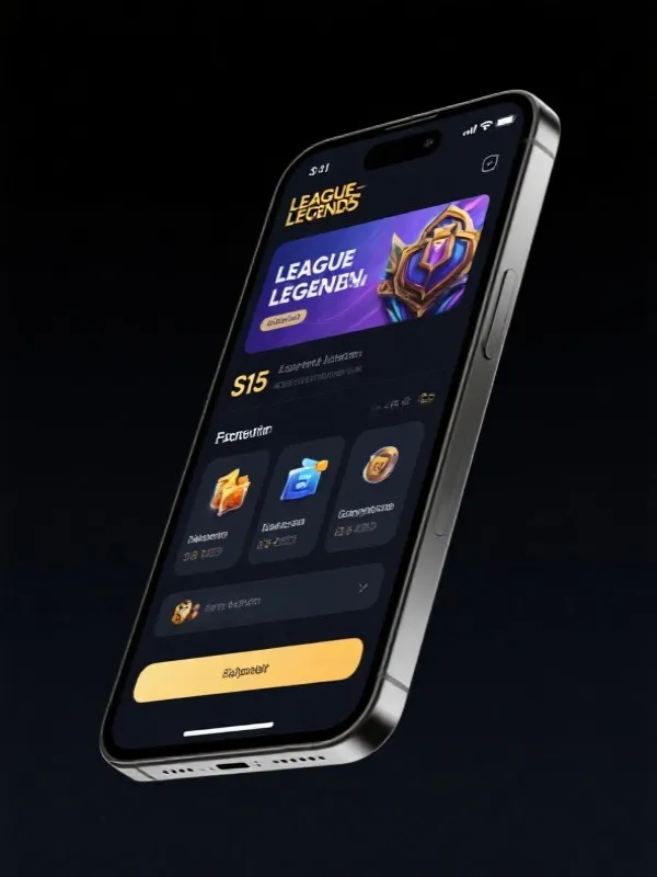 英雄联盟活动官方APP界面展示